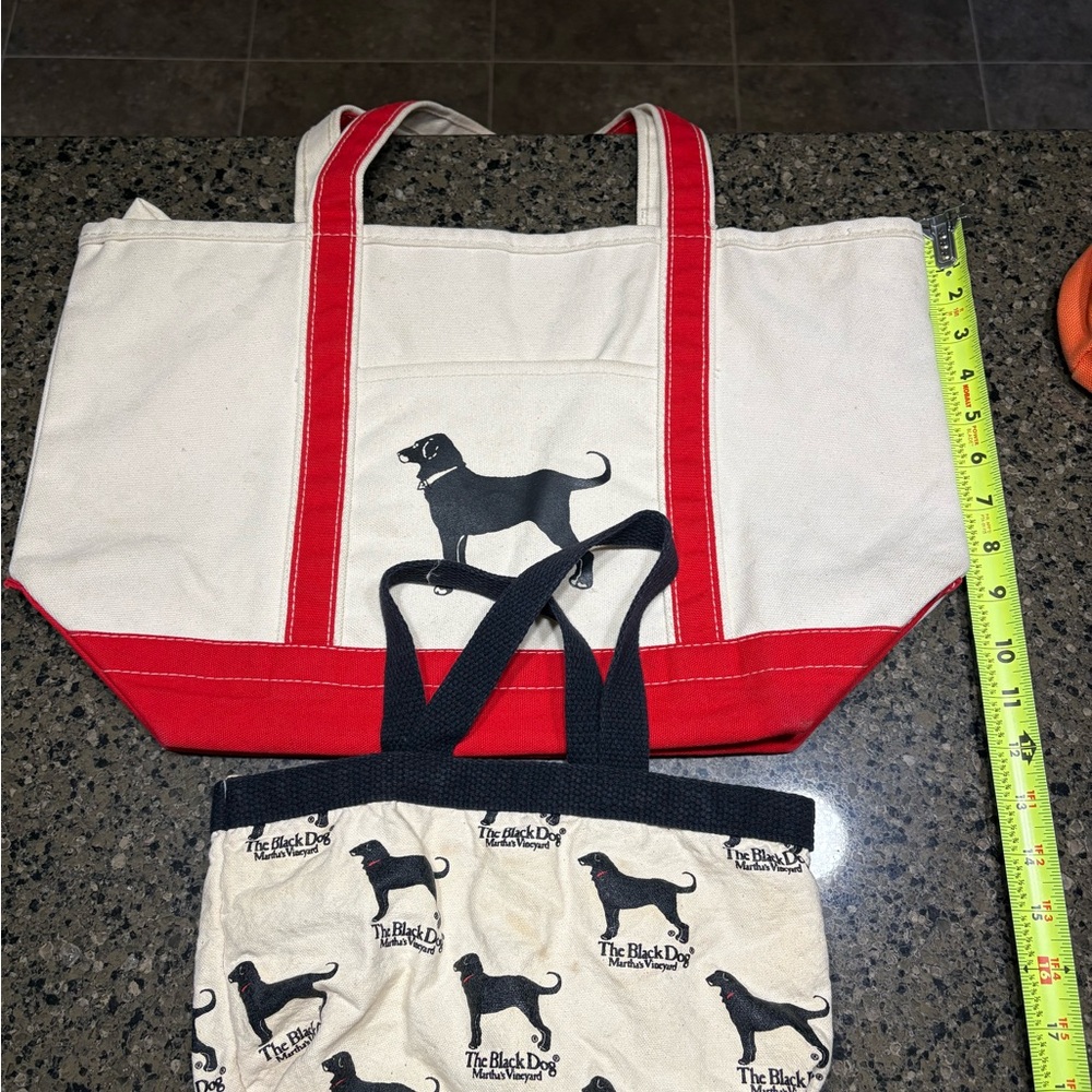 Three canvas Black Dog totes - Picture 6 of 10